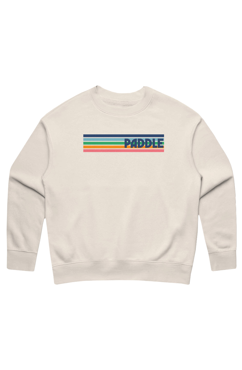 Women's Fleece Sunrise Stripe Crewneck