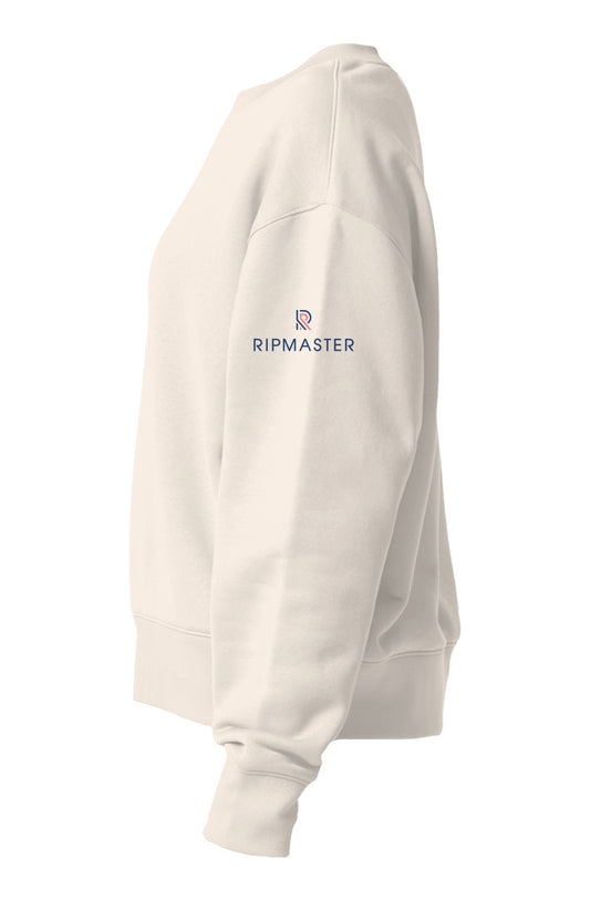 Women's Fleece Sunrise Stripe Crewneck