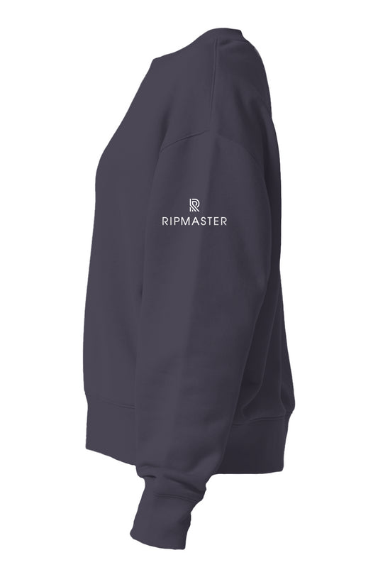 Women's Fleece Moonlight Stripe Crewneck