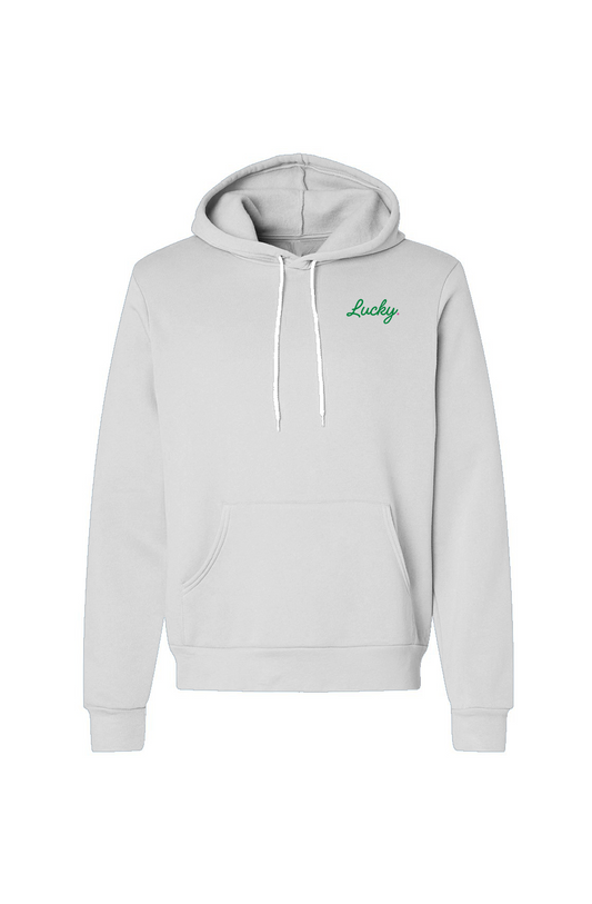 Unisex Script Lucky Fleece Hoodie
