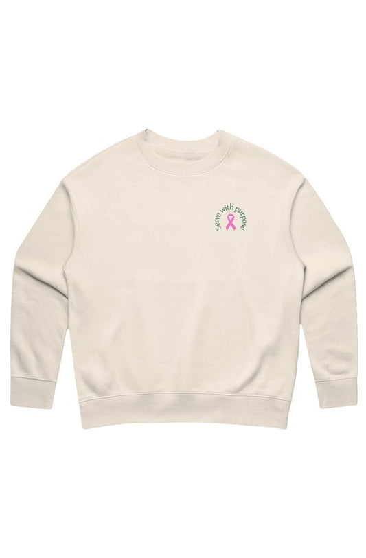 Women 39 s Serve with Purpose Embroidered Crewneck