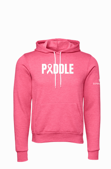 Unisex Fleece Play in Pink Hoodie