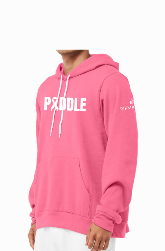 Unisex Fleece Play in Pink Hoodie