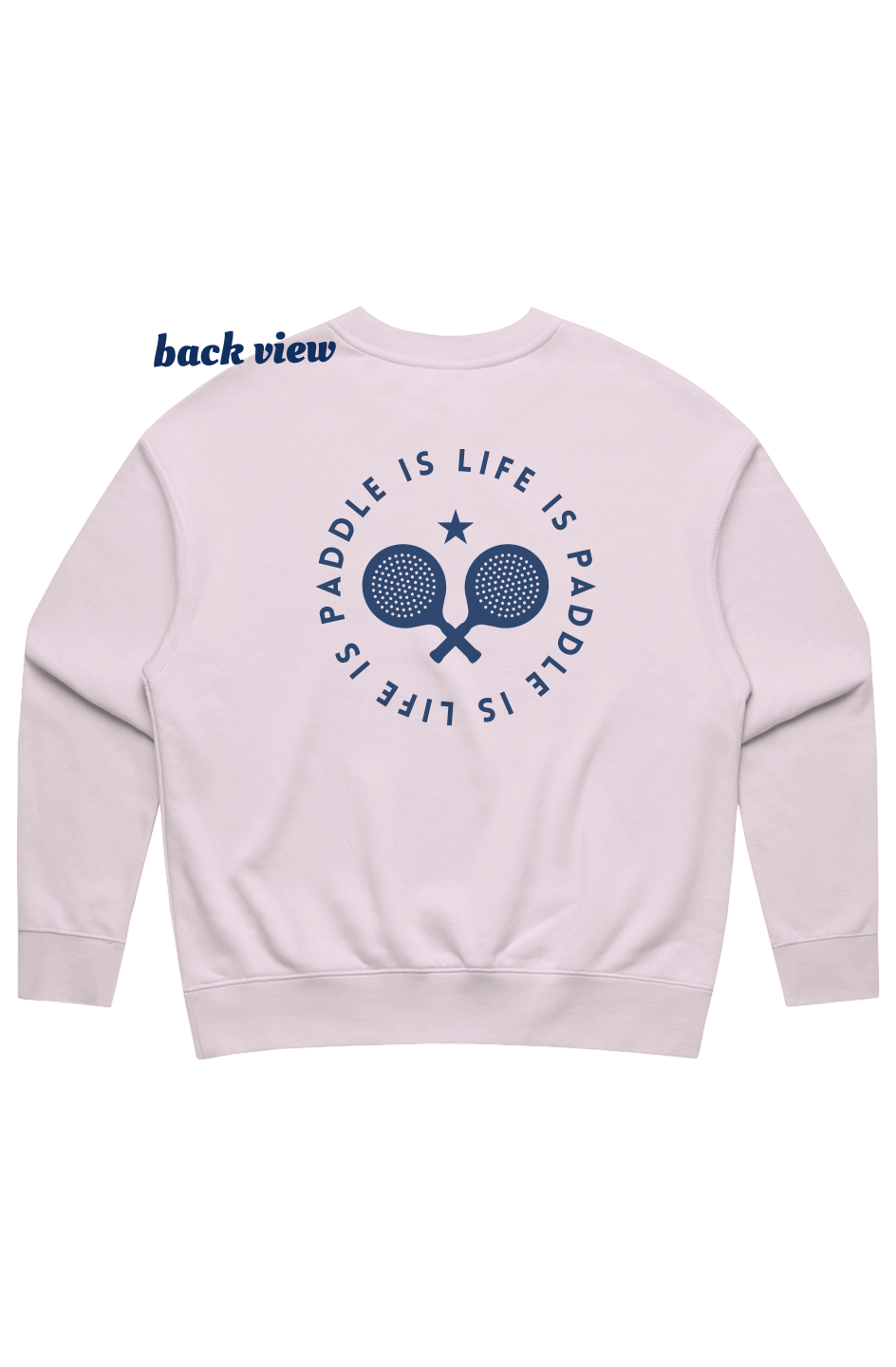 Women's Fleece Paddle is Life Crewneck