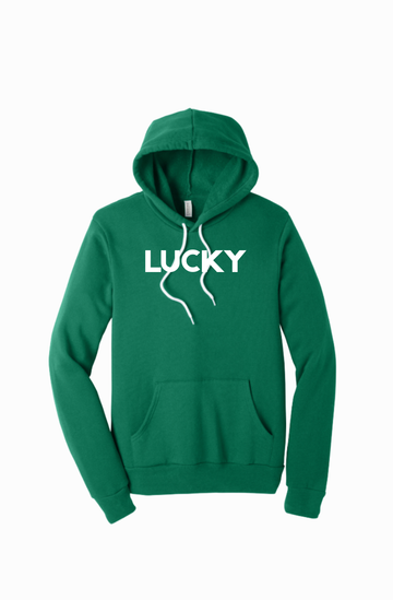 Unisex Bold Lucky Fleece Hoodie